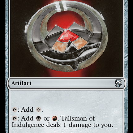 Talisman of Indulgence (M3C-312) - Modern Horizons 3 Commander Foil