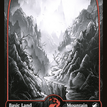 Mountain (MID-275) - Innistrad: Midnight Hunt: (Full Art, Showcase) Foil