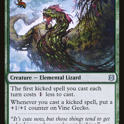 Vine Gecko (ZNR-219) - Zendikar Rising Foil