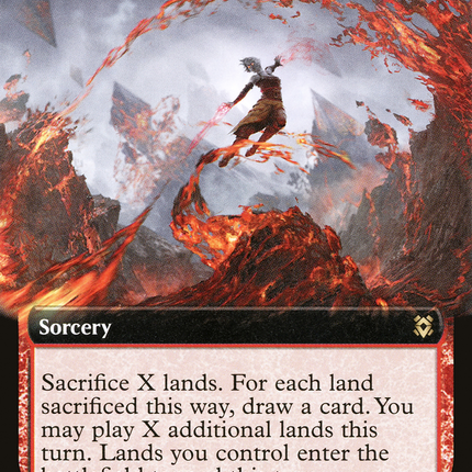 Nahiri's Lithoforming (ZNR-350) - Zendikar Rising: (Extended Art)