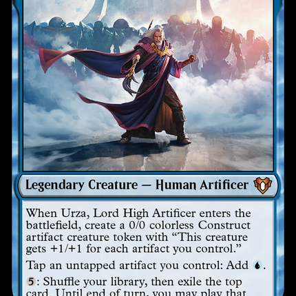Urza, Lord High Artificer (CMM-130) - Commander Masters Foil