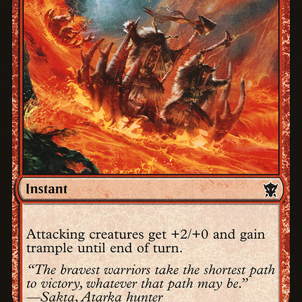 Volcanic Rush (DTK-166) - Dragons of Tarkir Foil
