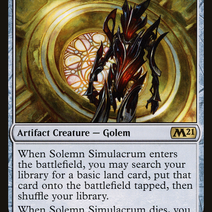 Solemn Simulacrum (M21-239) - Core Set 2021 Foil