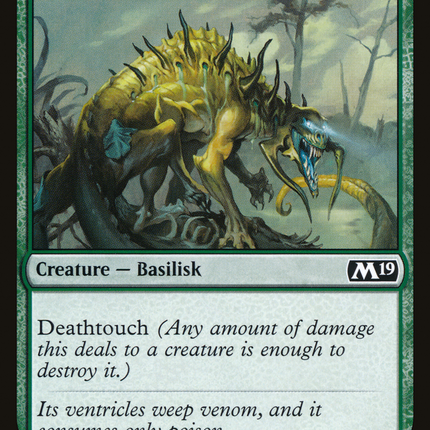 Daggerback Basilisk (M19-174) - Core Set 2019 Foil