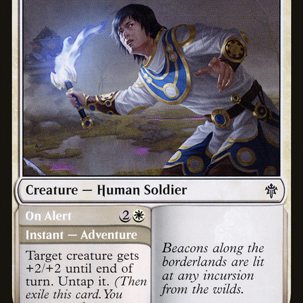 Silverflame Squire // On Alert (ELD-031) - Throne of Eldraine