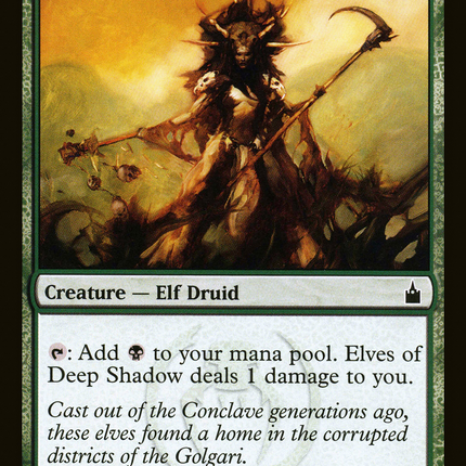 Elves of Deep Shadow (RAV-161) - Ravnica: City of Guilds Foil