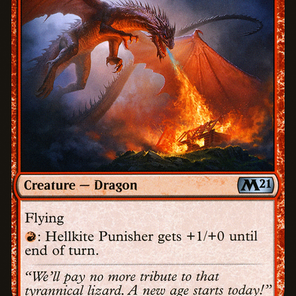 Hellkite Punisher (M21-151) - Core Set 2021 Foil