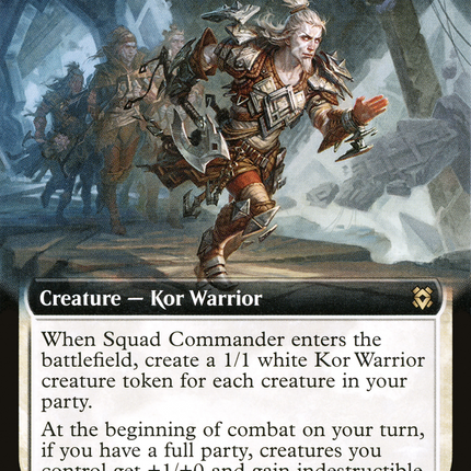 Squad Commander (ZNR-323) - Zendikar Rising: (Extended Art)