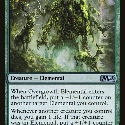 Overgrowth Elemental (M20-187) - Core Set 2020 Foil