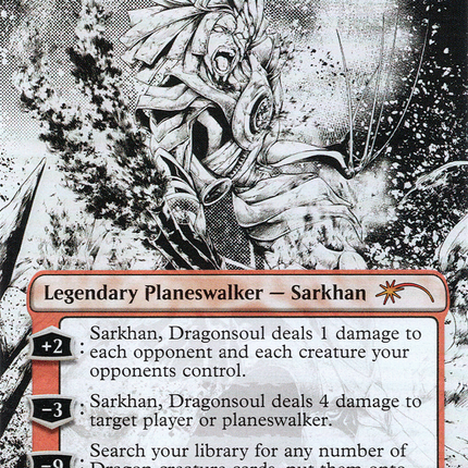 Sarkhan, Dragonsoul (SLD-1245) - Secret Lair Drop (Borderless) Foil
