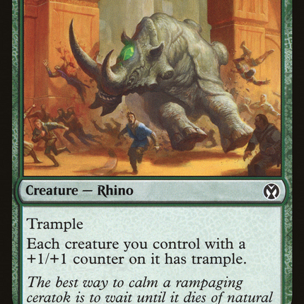 Crowned Ceratok (IMA-158) - Iconic Masters Foil