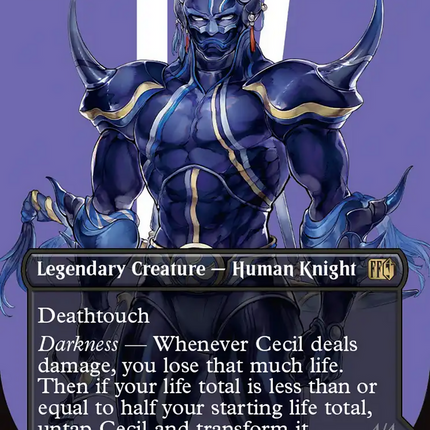 Cecil, Dark Knight // Cecil, Redeemed Paladin (FIN-525) - FINAL FANTASY (Borderless) Foil