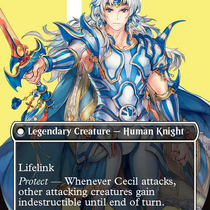 Cecil, Dark Knight // Cecil, Redeemed Paladin (FIN-525) - FINAL FANTASY (Borderless) Foil