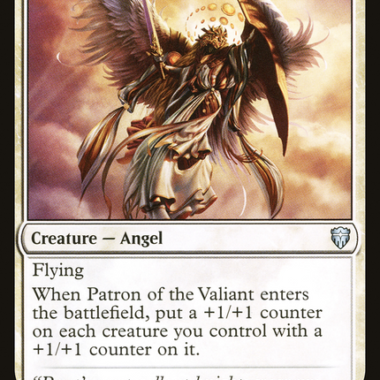 Patron of the Valiant (CMR-037) - Commander Legends Foil