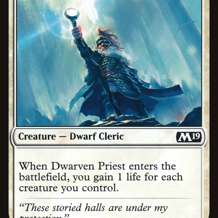 Dwarven Priest (M19-011) - Core Set 2019