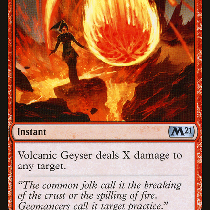 Volcanic Geyser (M21-171) - Core Set 2021 Foil