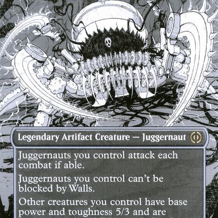 Graaz, Unstoppable Juggernaut (ONE-334) - Phyrexia: All Will Be One: (Showcase) (Borderless)