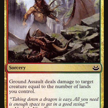 Ground Assault (MM3-169) - Modern Masters 2017 Foil
