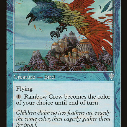 Rainbow Crow (INV-069) - Invasion Foil