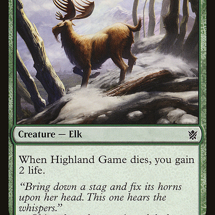 Highland Game (KTK-135) - Khans of Tarkir