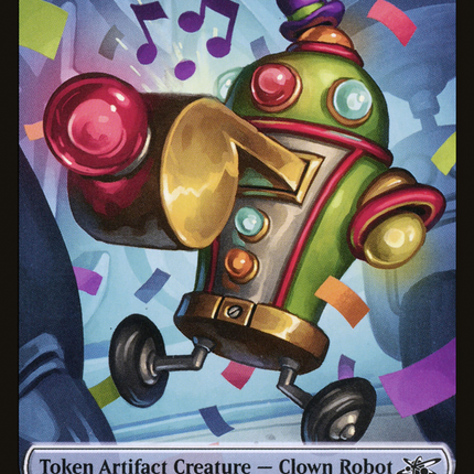 Clown Robot (UNF-003) - Unfinity Tokens Foil