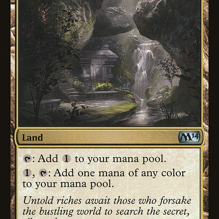 Shimmering Grotto (M14-229) - Magic 2014 Foil