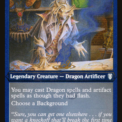 Renari, Merchant of Marvels (Foil Etched) (CLB-487) - Commander Legends: Battle for Baldur's Gate Foil