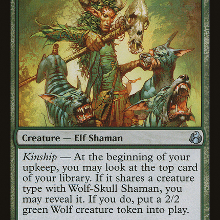 Wolf-Skull Shaman (MOR-140) - Morningtide Foil