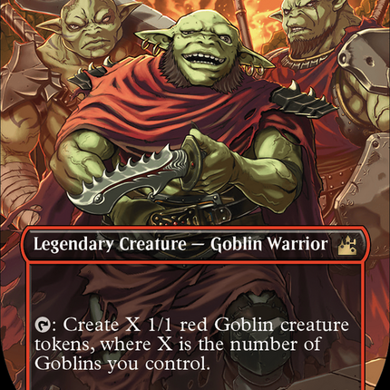 Krenko, Mob Boss (RVR-430) - Ravnica Remastered (Borderless) Foil