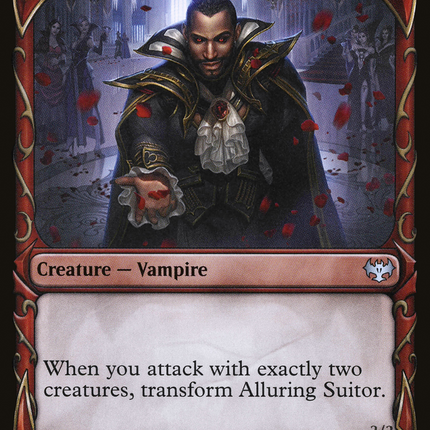 Alluring Suitor // Deadly Dancer (VOW-300) - Innistrad: Crimson Vow: (Showcase, Double Faced Transform) Foil