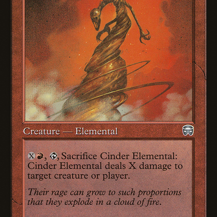 Cinder Elemental (MMQ-183) - Mercadian Masques Foil