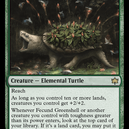 Fecund Greenshell (BLB-171) - Bloomburrow