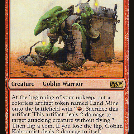 Goblin Kaboomist (M15-144) - Magic 2015 Foil