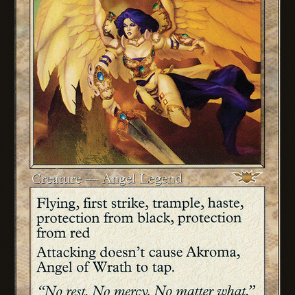 Akroma, Angel of Wrath (LGN-001) - Legions Foil