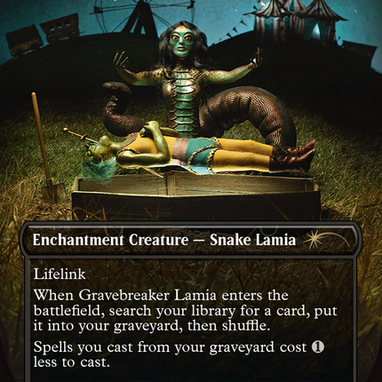 Gravebreaker Lamia (SLD-1643) - Secret Lair Drop (Borderless)