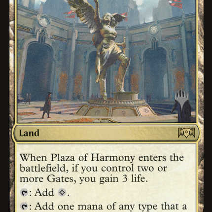 Plaza of Harmony (PPELD-254) - Ravnica Allegiance Promos Foil