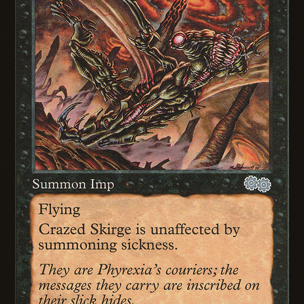 Crazed Skirge (USG-125) - Urza's Saga