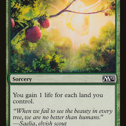 Bountiful Harvest (M12-166) - Magic 2012 Foil