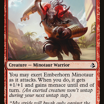Emberhorn Minotaur (AKH-130) - Amonkhet Foil