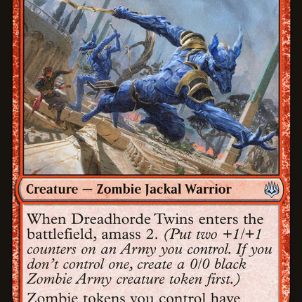 Dreadhorde Twins (WAR-126) - War of the Spark Foil