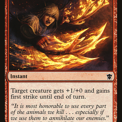 Kindled Fury (DTK-142) - Dragons of Tarkir Foil