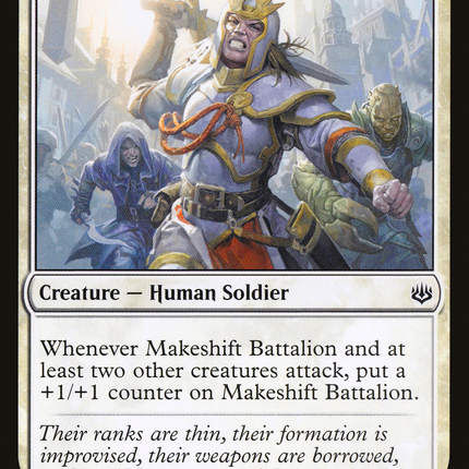 Makeshift Battalion (WAR-022) - War of the Spark