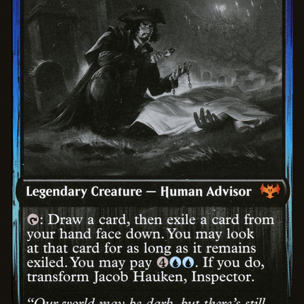 Jacob Hauken, Inspector // Hauken's Insight (DBL-332) - Innistrad: Double Feature: (Double Faced Transform)