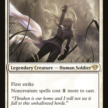 Thalia, Guardian of Thraben (DKA-024) - Dark Ascension Foil