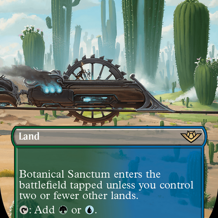 Botanical Sanctum (OTJ-301) - Outlaws of Thunder Junction (Borderless) Foil