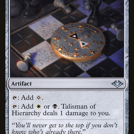 Talisman of Hierarchy (MH1-233) - Modern Horizons Foil