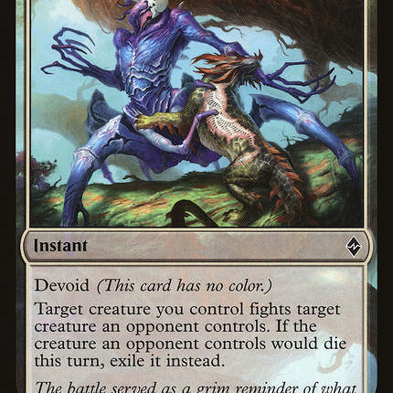 Unnatural Aggression (BFZ-168) - Battle for Zendikar: (devoid)