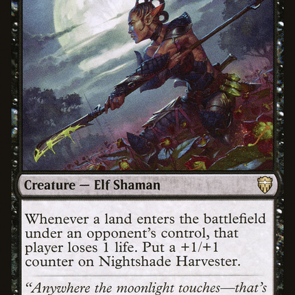 Nightshade Harvester (CMR-138) - Commander Legends Foil