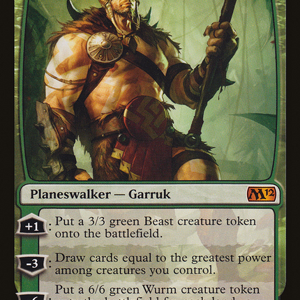 Garruk, Primal Hunter (M12-174) - Magic 2012 Foil