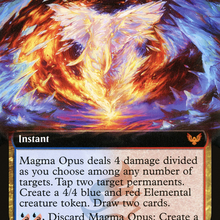 Magma Opus (STX-346) - Strixhaven: School of Mages: (Extended Art)